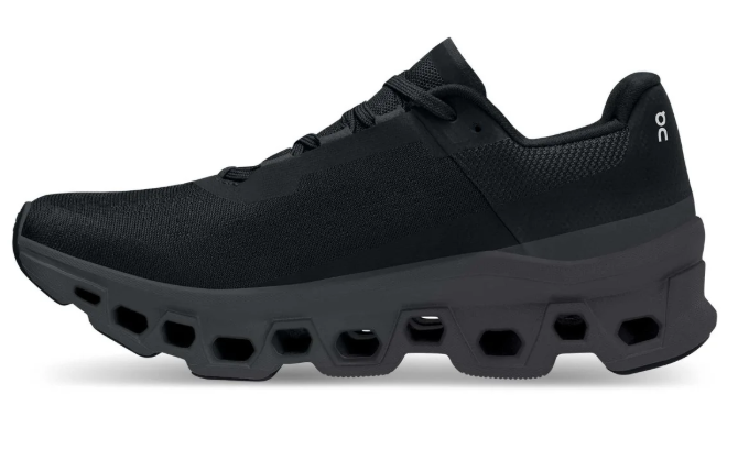 On Cloudmonster Women's Running Shoe | Black / Magnet