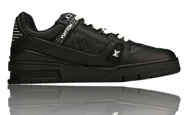 Louis Vuitton LV Trainer Low 'Monogram Black Embossed' | 1AAREY