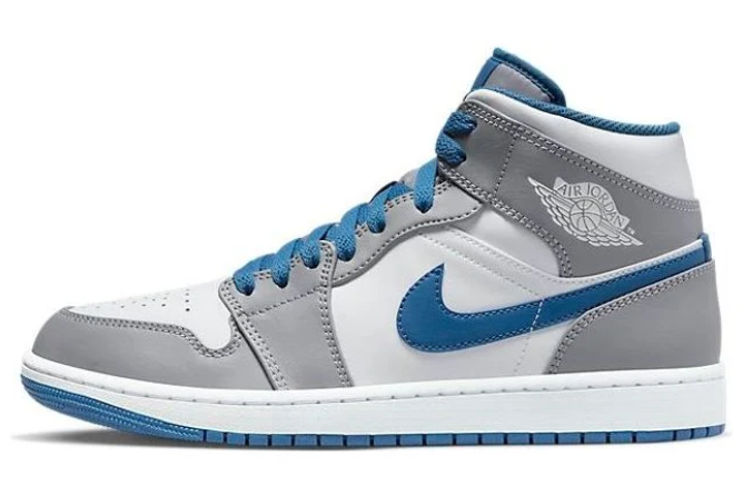 Air Jordan 1 Mid 'Cement Grey True Blue' DQ8426-014