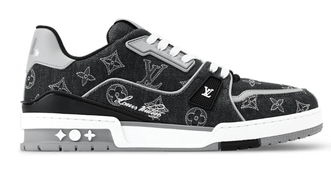 Louis Vuitton LV Trainer 'Monogram Denim' | Black