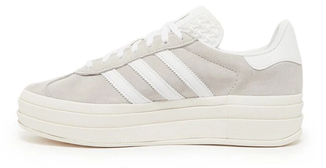Adidas Gazelle Bold 'Grey Two / Cloud White' – Women's (HQ6893)