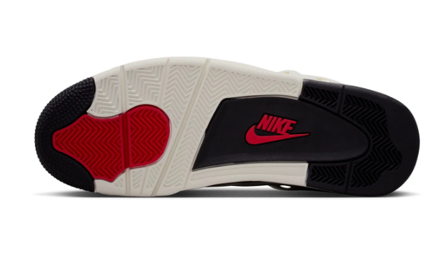 Air Jordan 4 Retro 'Sail' – Sail/Black/University Red