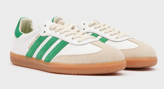 Adidas Samba OG x Sporty & Rich – White / Jolly Green