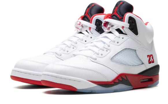 Air Jordan 5 'Fire Red / Black Tongue' (2025) HQ7978-101