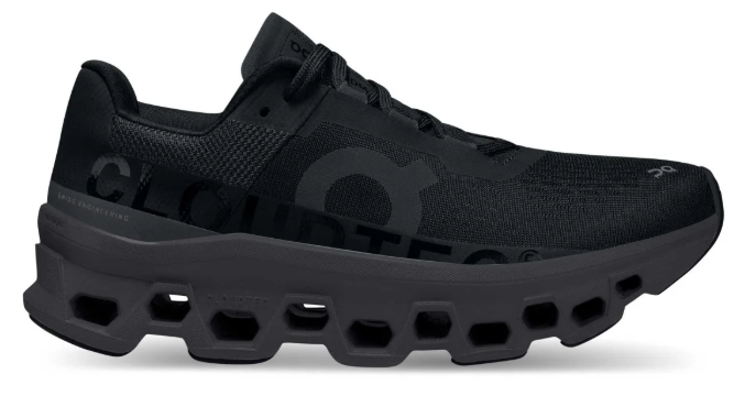 On Cloudmonster Women's Running Shoe | Black / Magnet