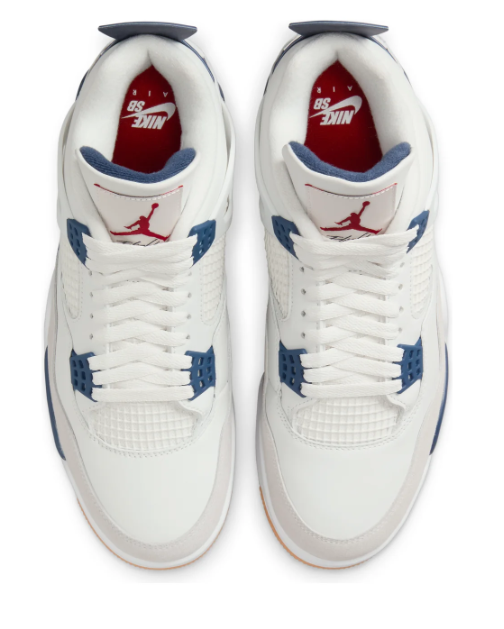Air Jordan 4 Retro SB 'White Navy' – DR5415-100