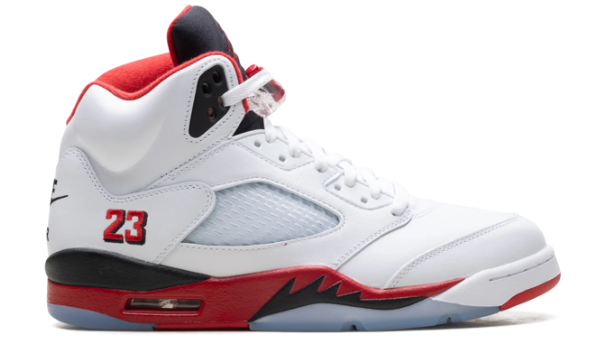 Air Jordan 5 'Fire Red / Black Tongue' (2025) HQ7978-101