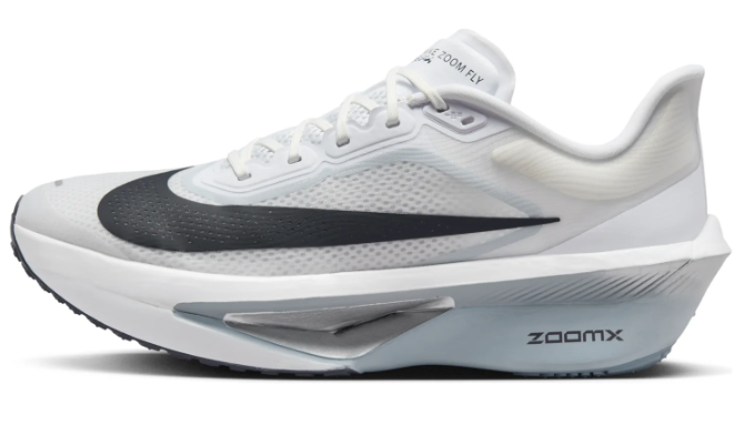 Nike Zoom Fly 6 – Women's (White / Pure Platinum / Obsidian Mist / Gridiron) FN8454-104
