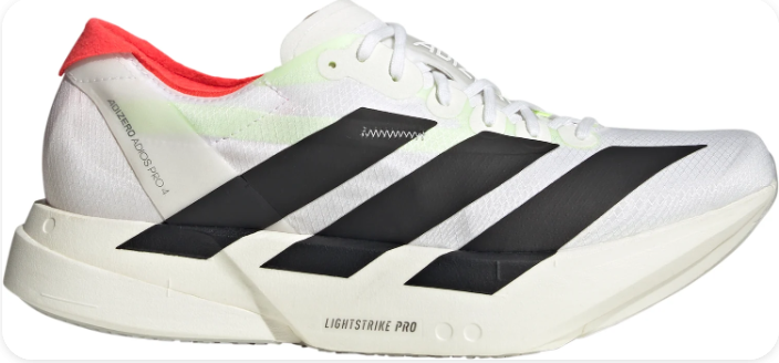 Adidas Adizero Adios Pro 4 'White Black Silver' – Men's Racing Shoes