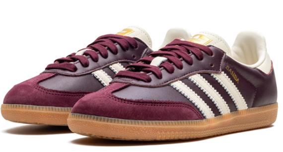 Adidas Samba OG Women's Sneaker | Maroon / Cream White