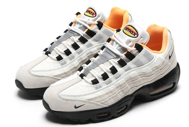 Nike SB FC Pack Air Max 95 – Sail / Black / Laser Orange (IQ8395-100)