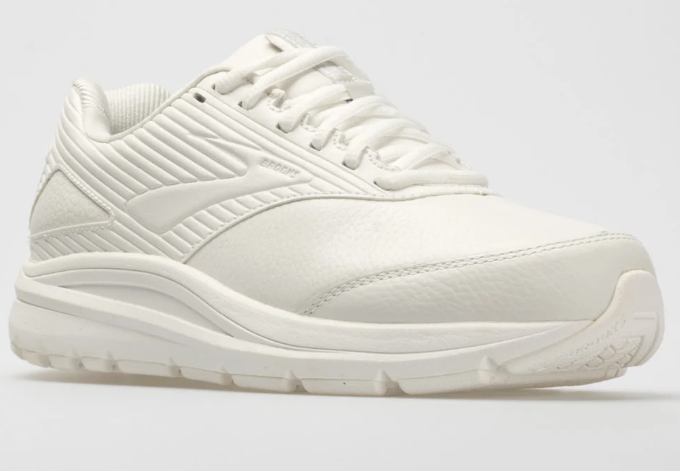 Brooks Addiction Walker 2 Walking Shoe – Women's (White / White)
