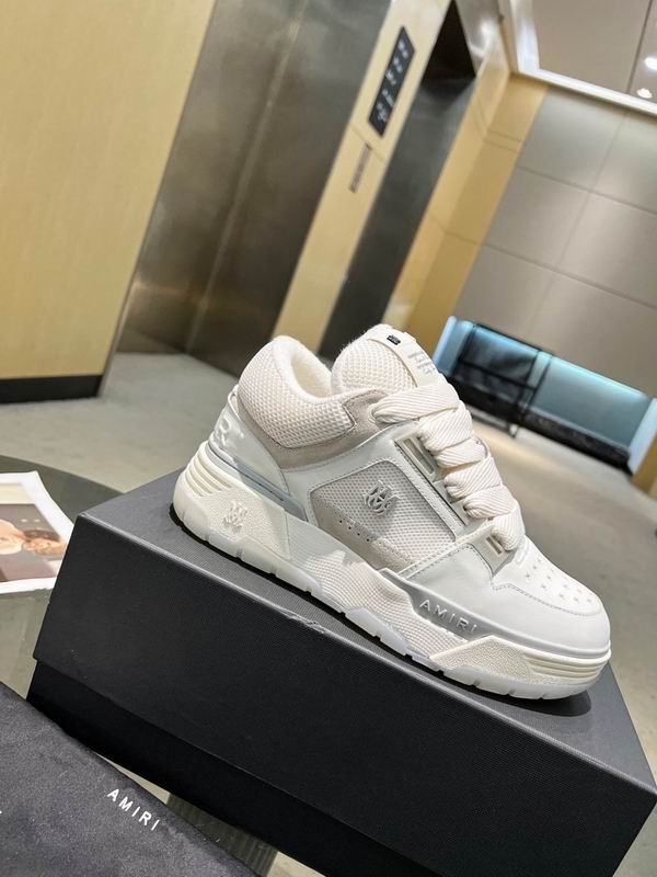 AMIRI MA-1 Low Sneaker — Triple White | LA Luxury Streetwear