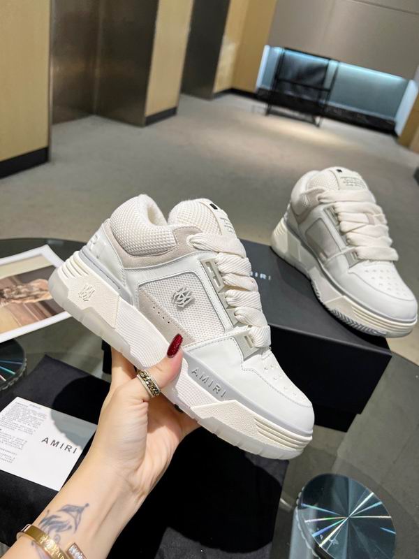 AMIRI MA-1 Low Sneaker — Triple White | LA Luxury Streetwear