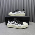 AMIRI Stars Court Low Sneaker — Black Glitter & White | LA Luxury Streetwear