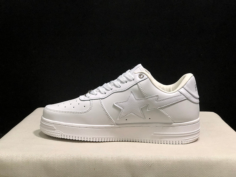 BAPE STA Low Triple White