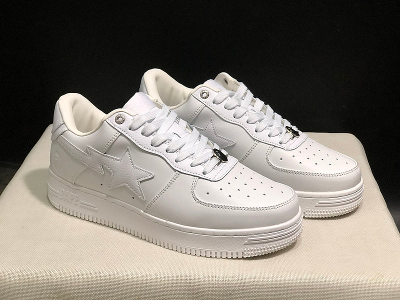 BAPE STA Low Triple White