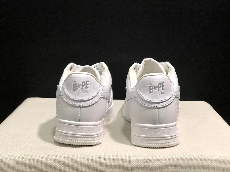 BAPE STA Low Triple White