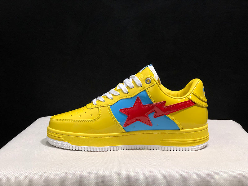 BAPE × Marvel STA Low – Yellow / Blue / Red