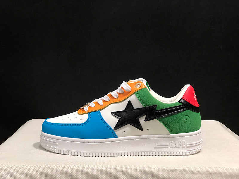 BAPE Bapesta Low — Multi-Color Edition