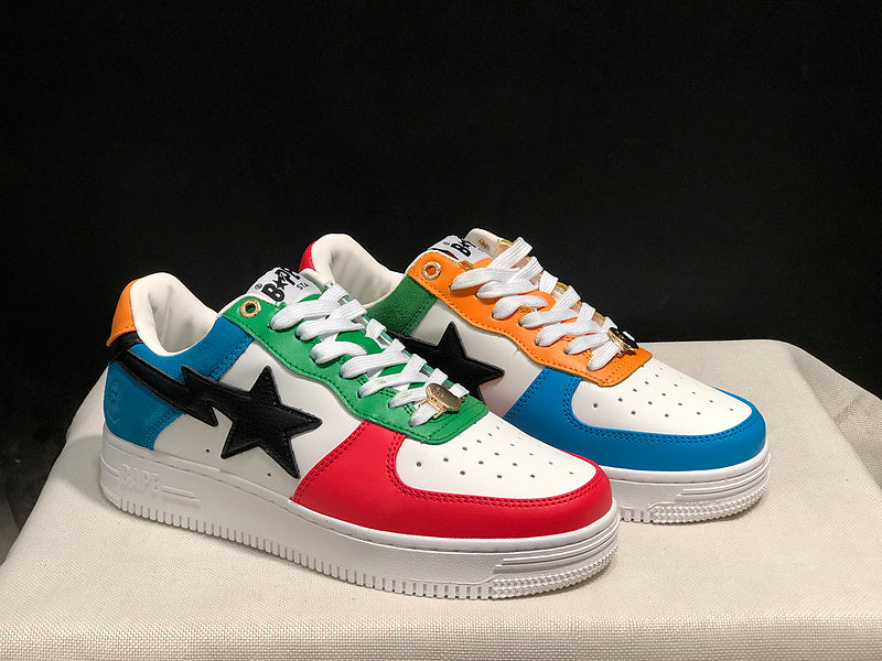 BAPE Bapesta Low — Multi-Color Edition