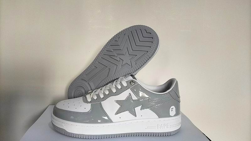 BAPE Sta Low – Black/White & Grey/White Pack