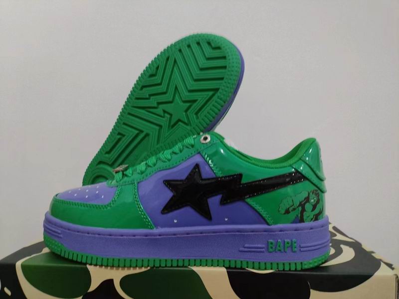 BAPE Bapesta Low — Marvel & Character Edition