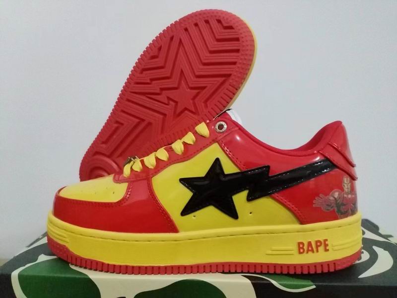 BAPE Bapesta Low — Marvel & Character Edition
