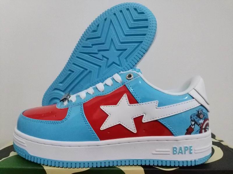BAPE Bapesta Low — Marvel & Character Edition