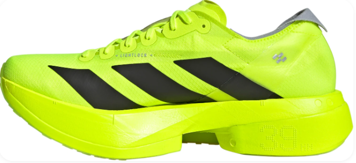 Adidas Adizero Adios Pro 4 'Lucid Lemon Black' – Men's Racing Shoes