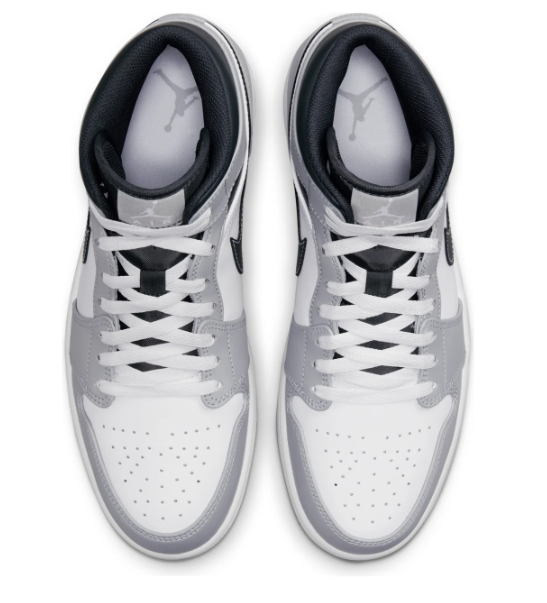 Air Jordan 1 Mid 'Light Smoke Grey' 554724-078