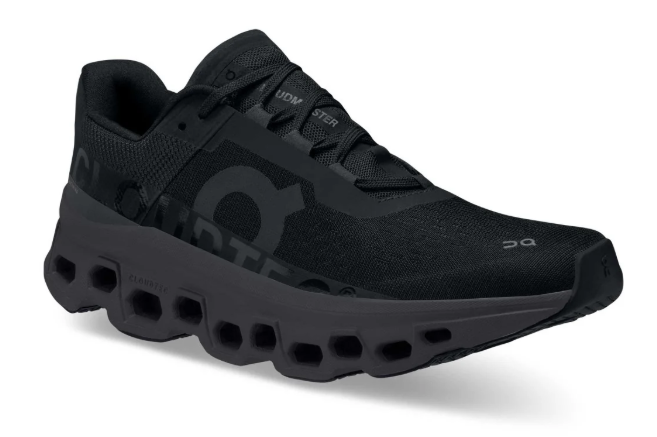 On Cloudmonster Women's Running Shoe | Black / Magnet
