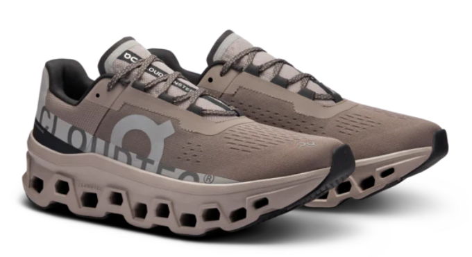 On Cloudmonster Men's Running Shoe | Cinder / Fog